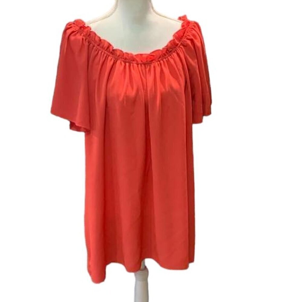 Forgotten Grace Salmon Short Sleeve Top